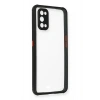 Durukar®  Realme 7 Pro Kılıf Miami Şeffaf Silikon - Siyah