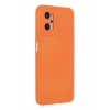 Durukar®  Realme 9i 4G Kılıf Nano içi Kadife Silikon - Turuncu