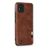 Durukar®  Realme C11 2021 Kılıf Loop Deri Silikon - Kahverengi