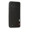 Durukar®  Realme C11 2021 Kılıf Loop Deri Silikon - Siyah