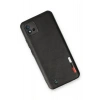 Durukar®  Realme C11 2021 Kılıf Loop Deri Silikon - Siyah