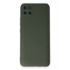 Durukar®  Realme C11 Kılıf Nano içi Kadife Silikon - Koyu Yeşil