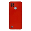 Durukar®  Realme C21 Kılıf Nano içi Kadife Silikon - Kırmızı