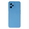 Durukar®  Realme C35 Kılıf Nano içi Kadife Silikon - Mavi
