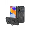 Durukar®  Realme C53 Kılıf Joy Lens Standlı Kapak - Siyah