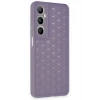 Durukar®  Realme C65 Kılıf Petek Silikon Kapak - Lila