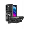 Durukar®  Realme C75 4G Kılıf Pars Lens Yüzüklü Silikon - Siyah