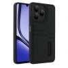 Durukar®  Realme Note 50 4G Kılıf Sara Kartvizitli Deri Kılıf - Siyah