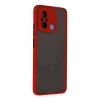 Durukar®   Redmi 12C Kılıf Montreal Silikon Kapak - Kırmızı