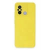 Durukar®   Redmi 12C Kılıf Nano içi Kadife Silikon - Sarı