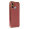 Durukar®   Redmi 12C Kılıf Volet Silikon - Kırmızı