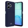 Durukar®   Redmi 13 4G Kılıf Kelvin Kartvizitli Silikon - Lacivert