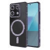 Durukar®   Redmi 13C Joke Simli Magneticsafe Kılıf - Derin Mor