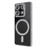 Durukar®   Redmi 13C Joke Simli Magneticsafe Kılıf - Gümüş