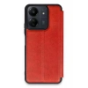 Durukar®   Redmi 13C Kılıf Flip Cover - Kırmızı