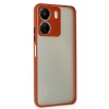 Durukar®   Redmi 13C Kılıf Montreal Silikon Kapak - Kırmızı