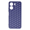 Durukar®   Redmi 13C Kılıf Petek Silikon Kapak - Lacivert