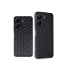 Durukar®   Redmi 13C Kılıf Petek Silikon Kapak - Siyah