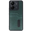 Durukar®   Redmi 13C Kılıf Sara Kartvizitli Deri Kılıf - Koyu Yeşil