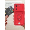 Durukar®   Redmi 13C Kılıf Zuma Kartvizitli Yüzüklü Silikon - Lila