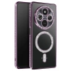 Durukar®   Redmi 14C Joke Simli Magneticsafe Kılıf - Derin Mor