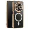 Durukar®   Redmi 14C Joke Simli Magneticsafe Kılıf - Gold