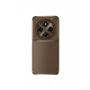 Durukar®   Redmi 14C Kılıf Auto Focus Karbon Kapak - Kahverengi