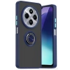 Durukar®   Redmi 14C Kılıf Montreal Yüzüklü Silikon Kapak - Lacivert