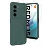 Durukar®   Redmi 15 4G Auto Focus Karbon Kapak - Koyu Yeşil