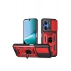 Durukar®   Redmi 15C 4G Pars Lens Yüzüklü Silikon - Kırmızı