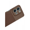 Durukar®   Redmi 15C 5G Auto Focus Karbon Kapak - Kahverengi