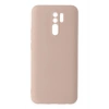 Durukar®   Redmi 9 Kılıf Nano içi Kadife Silikon - Pudra
