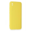 Durukar®   Redmi 9A Kılıf Nano içi Kadife Silikon - Sarı