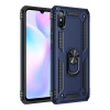 Durukar®   Redmi 9A Kılıf Sofya Yüzüklü Silikon Kapak - Lacivert