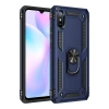 Durukar®   Redmi 9A Kılıf Sofya Yüzüklü Silikon Kapak - Lacivert