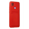 Durukar®   Redmi 9C Kılıf Kelvin Kartvizitli Silikon - Kırmızı