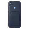 Durukar®   Redmi 9C Kılıf Kelvin Kartvizitli Silikon - Lacivert