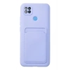 Durukar®   Redmi 9C Kılıf Kelvin Kartvizitli Silikon - Lila