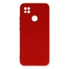 Durukar®   Redmi 9C Kılıf Nano içi Kadife Silikon - Kırmızı