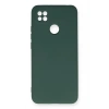 Durukar®   Redmi 9C Kılıf Nano içi Kadife Silikon - Koyu Yeşil