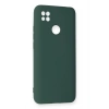 Durukar®   Redmi 9C Kılıf Nano içi Kadife Silikon - Koyu Yeşil