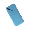 Durukar®   Redmi 9C Kılıf Nano içi Kadife Silikon - Mavi