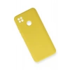Durukar®   Redmi 9C Kılıf Nano içi Kadife Silikon - Sarı
