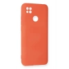 Durukar®   Redmi 9C Kılıf Nano içi Kadife Silikon - Turuncu