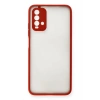 Durukar®   Redmi 9T Kılıf Montreal Silikon Kapak - Kırmızı