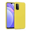 Durukar®   Redmi 9T Kılıf Nano içi Kadife Silikon - Sarı