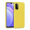 Durukar®   Redmi 9T Kılıf Nano içi Kadife Silikon - Sarı
