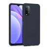 Durukar®   Redmi 9T Kılıf Nano içi Kadife Silikon - Siyah