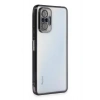 Durukar®   Redmi Note 10 Pro Kılıf  Lensli Silikon - Siyah