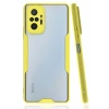 Durukar®   Redmi Note 10 Pro Kılıf Platin Silikon - Sarı